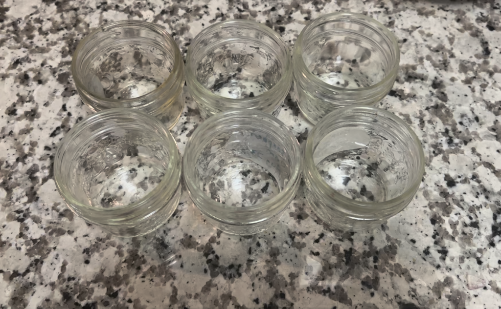 Empty jars