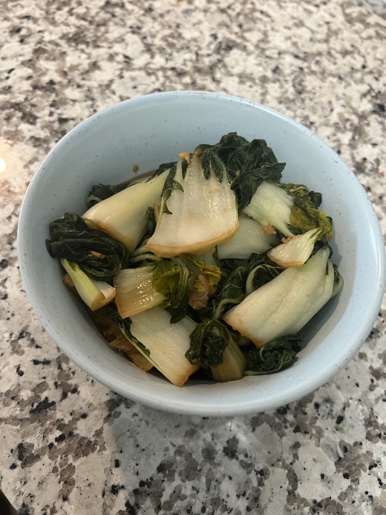 Quick and Light Honey Garlic Baby Bok Choy